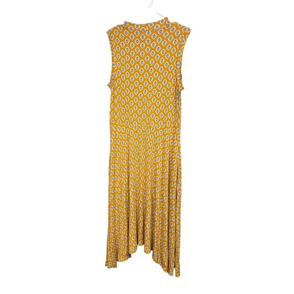 Anthropology Maeve Palais Swing Dress Yellow Small - Picture 8 of 8